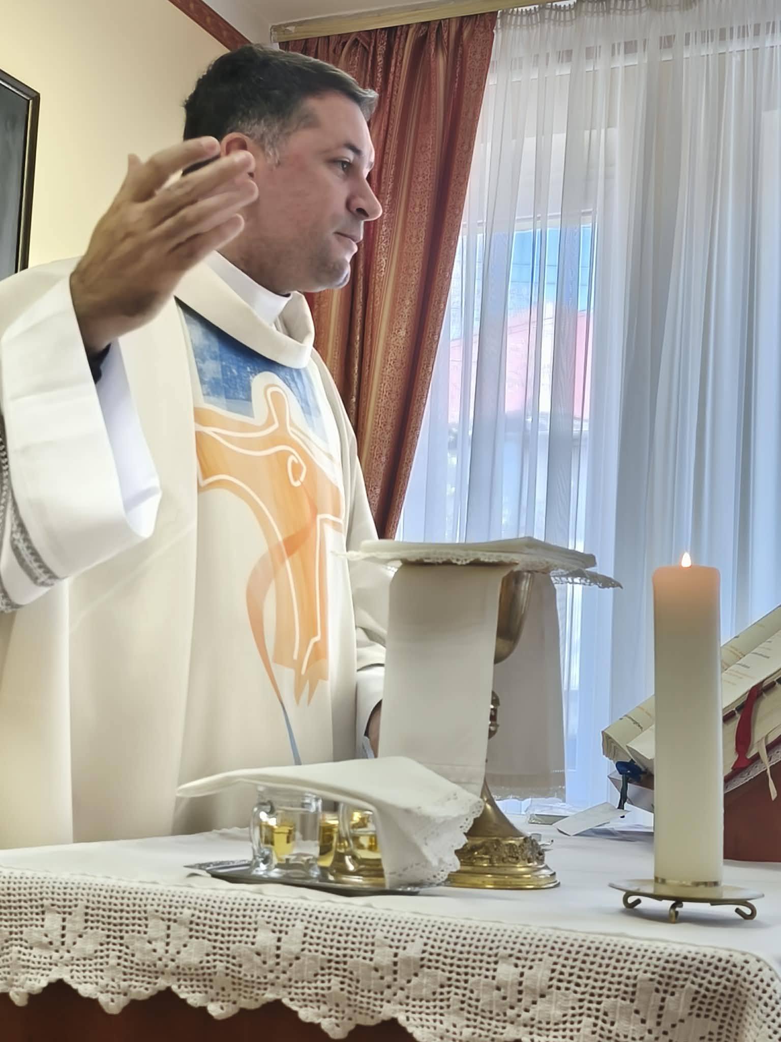 Szentmise Thiago atyával